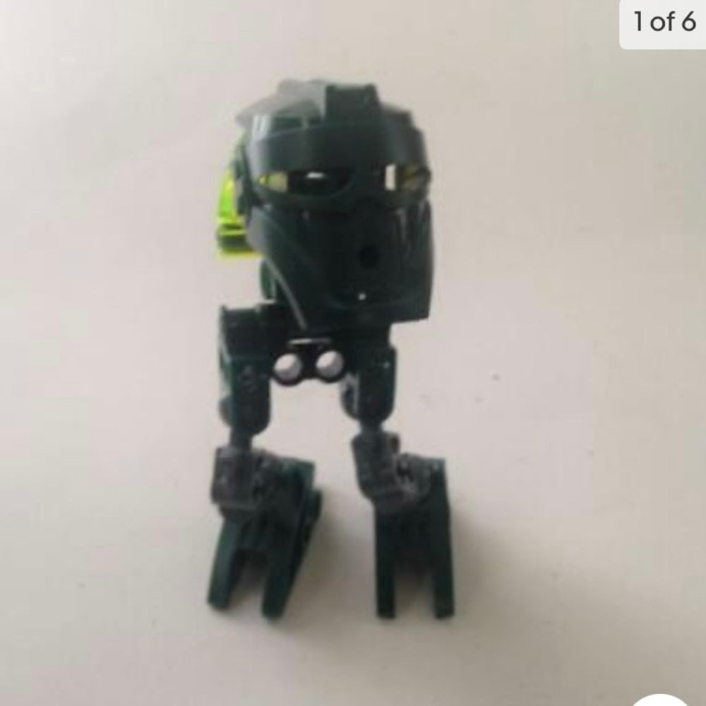 Vintage, Rare, Lego, Bionicle -Green and Gray 4in x2in x 3in