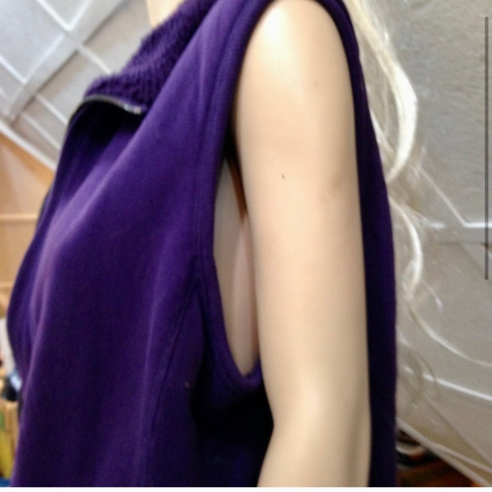 Vintage Purple Reversible Vest (L)