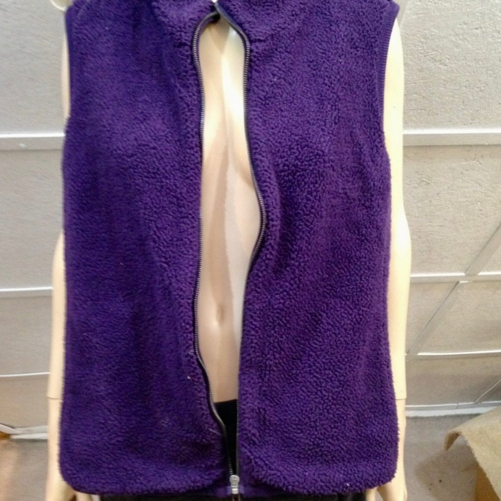 Vintage Purple Reversible Vest (L)