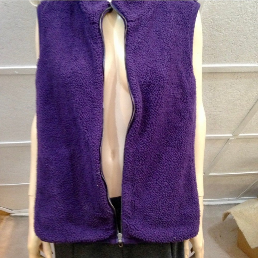 Vintage Purple Reversible Vest (L)
