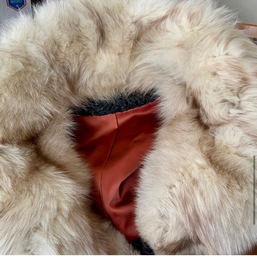 Vintage, Astrakin, France Gray Persian Lamb Swing Coat (tj1120) This swing coat
