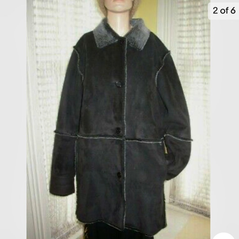 Forecaster, Genuine Black Suede Leather Sport Coat- Size L This is a beautiful