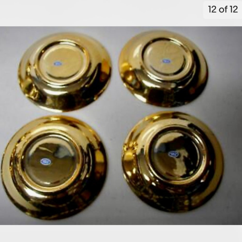 Vintage, Made in Japan, 12-pc Musical-Gilded Ceramic Tea Set (sftz) This is a