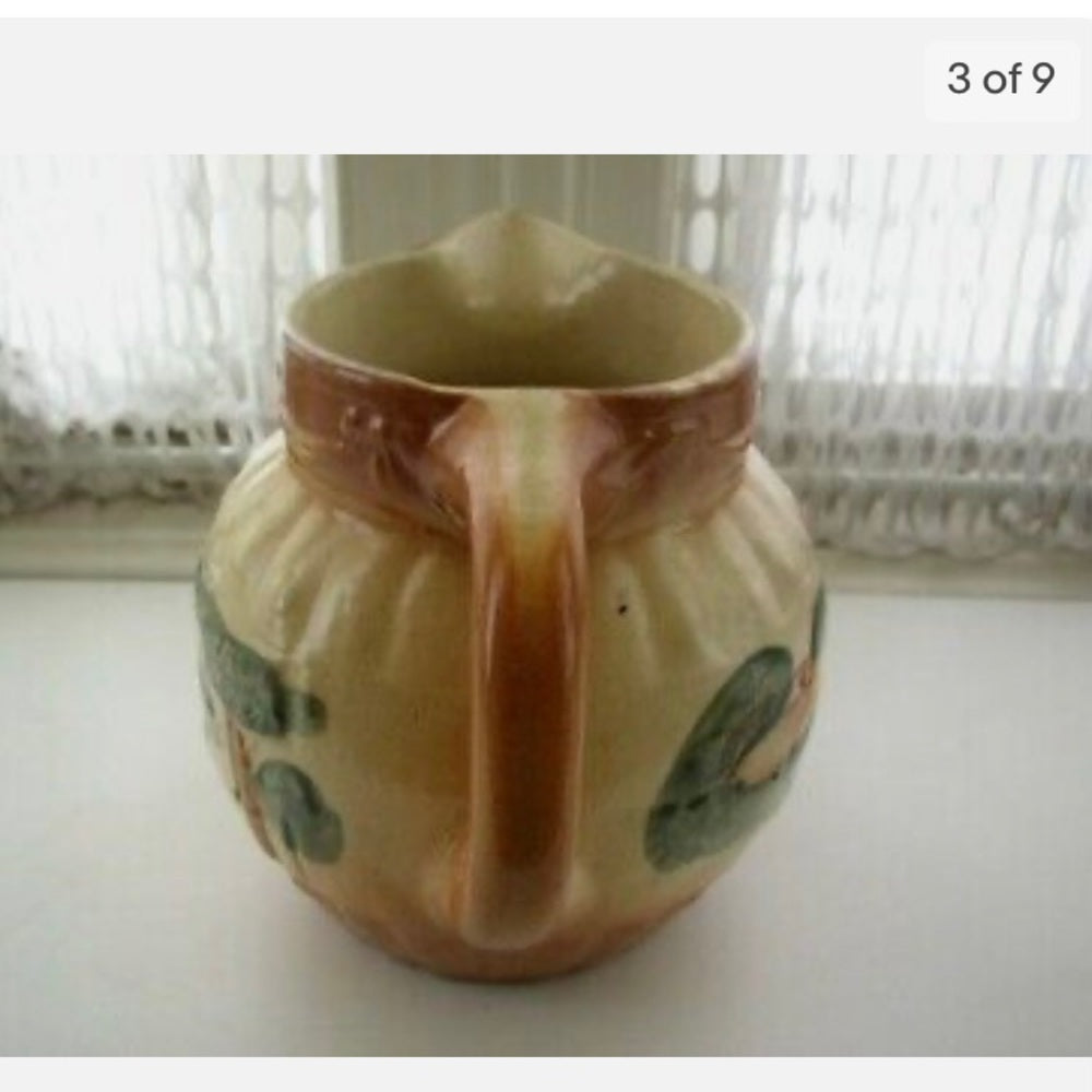 Antique, Rare, Yellow Ware Pitcher