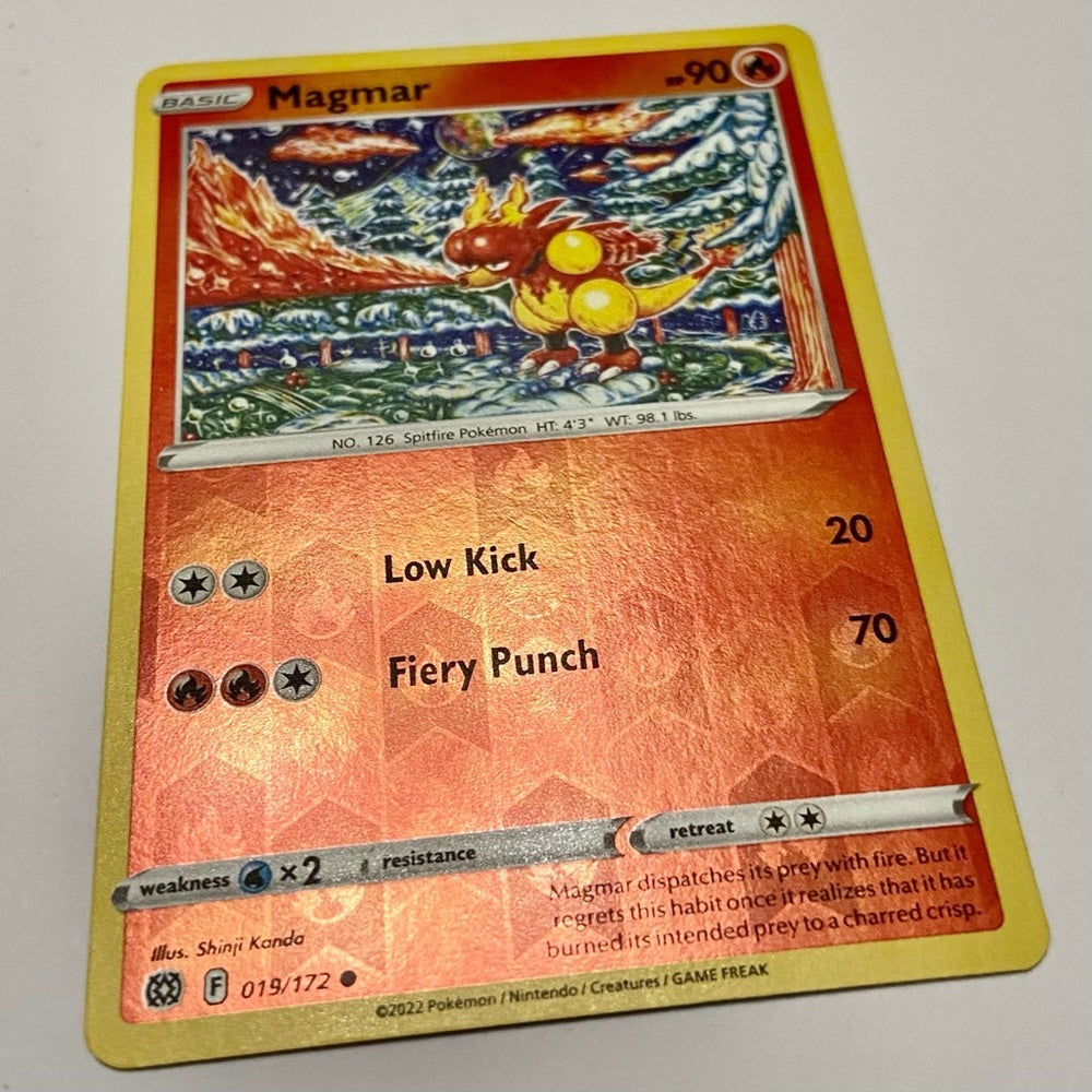 Lot (A): 3 Pokemon Reverse Holo Cards and 3 Pokemon Gold Fan Arts