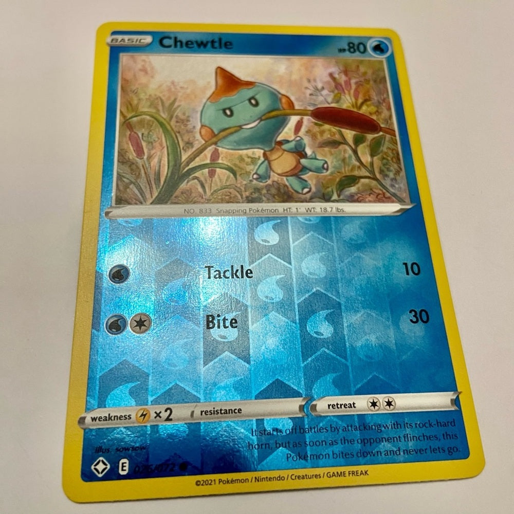 Lot (B): 3 Pokemon Reverse Holo Cards and 3 Pokemon Gold Fan Arts