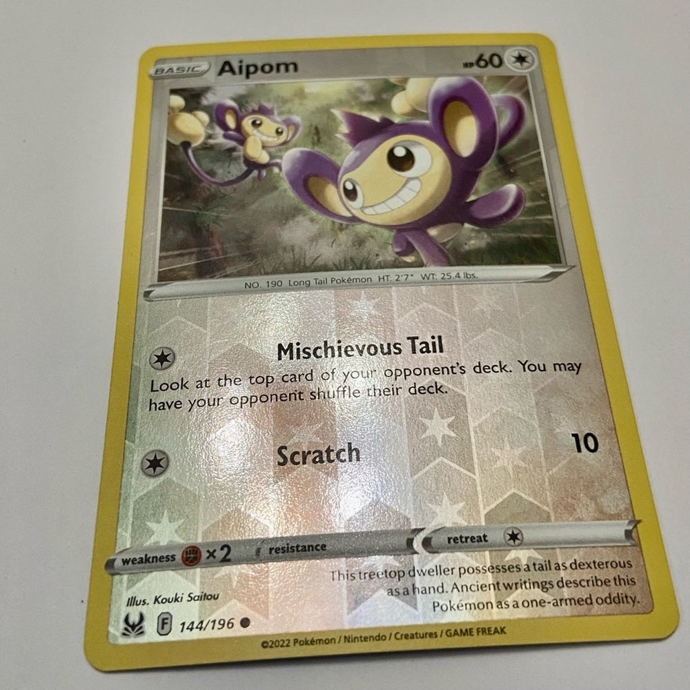 Lot (J): 3 Pokemon Reverse Holo Cards and 3 Pokemon Gold Fan Arts
