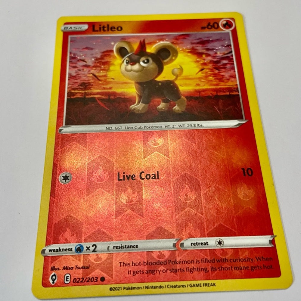 Lot (H): 3 Pokemon Reverse Holo Cards and 3 Pokemon Gold Fan Arts