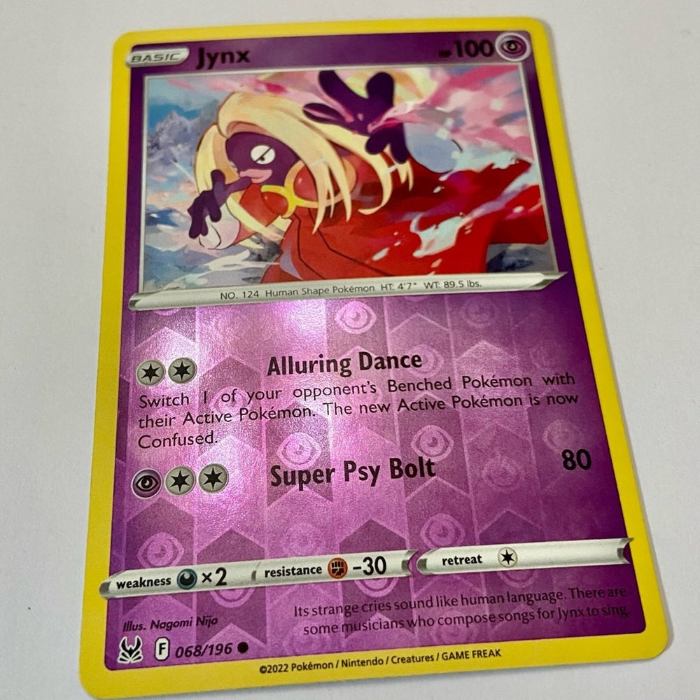 Lot (F): 3 Pokemon Reverse Holo Cards and 3 Pokemon Gold Fan Arts