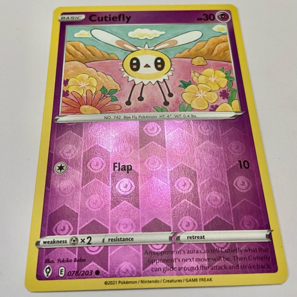 Lot (E): 3 Pokemon Reverse Holo Cards and 3 Pokemon Gold Fan Arts