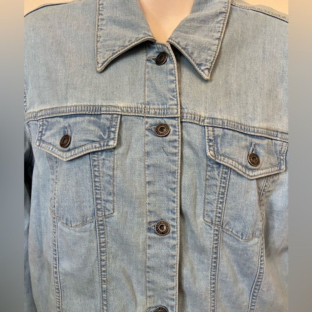 Gap Blue Jean Stretch Jacket. Size L