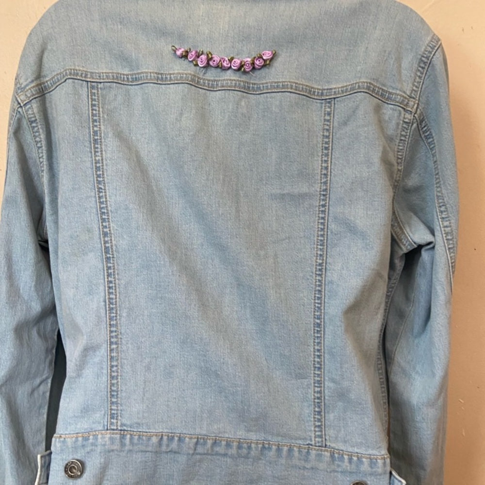 Gap Blue Jean Stretch Jacket. Size L