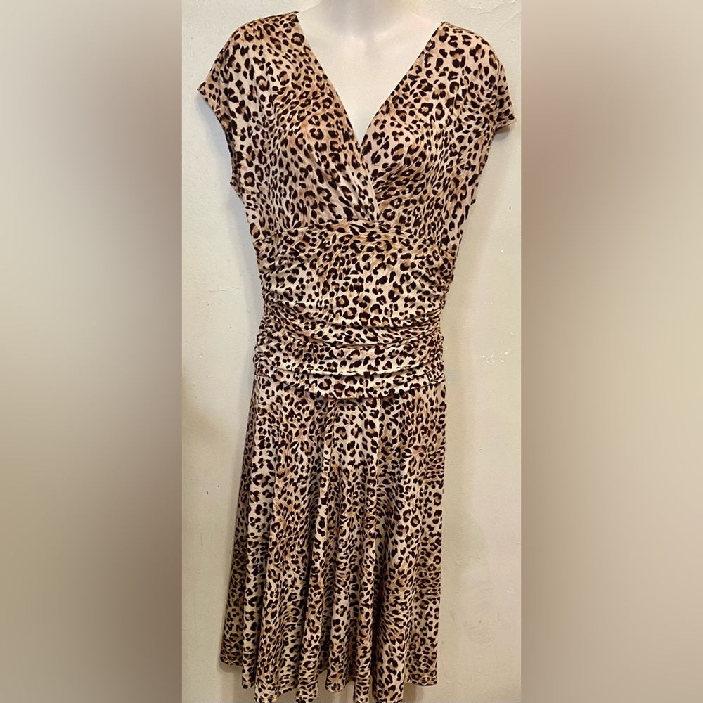 Rock Candy Leopard Brown Dress - Size M