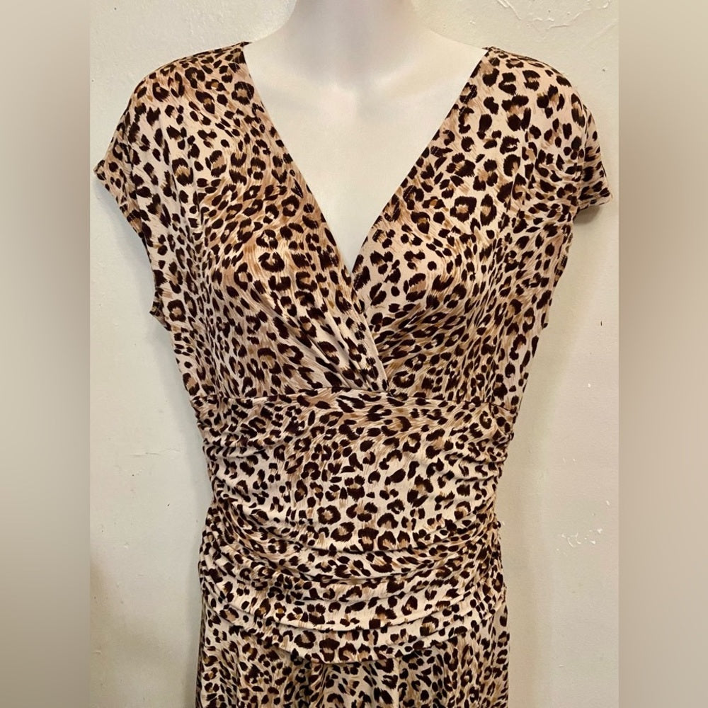 Rock Candy Leopard Brown Dress - Size M