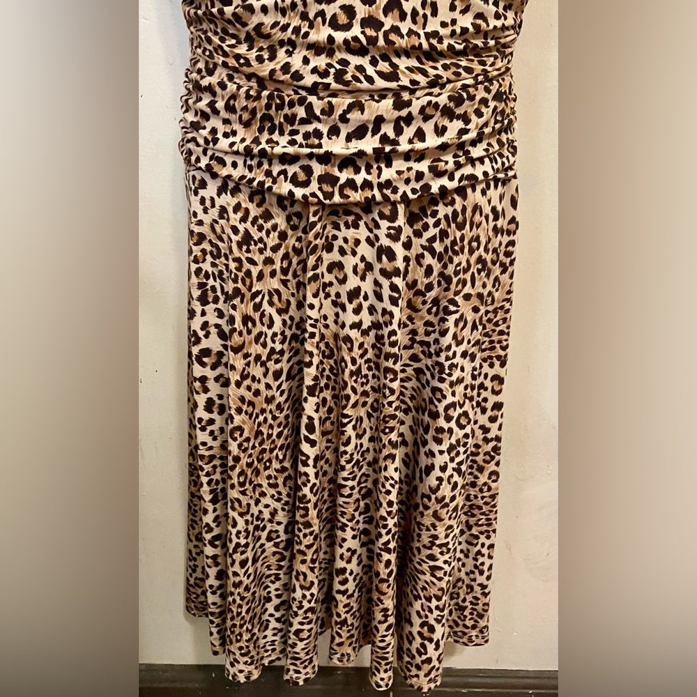Rock Candy Leopard Brown Dress - Size M