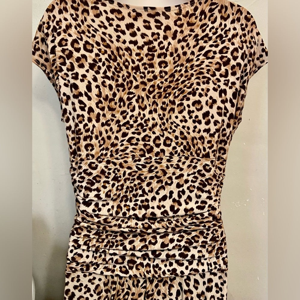 Rock Candy Leopard Brown Dress - Size M