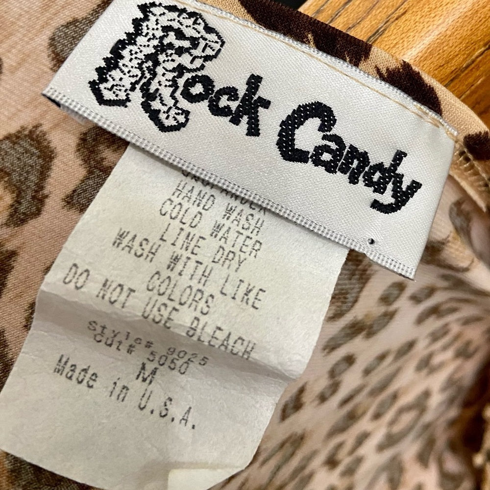 Rock Candy Leopard Brown Dress - Size M