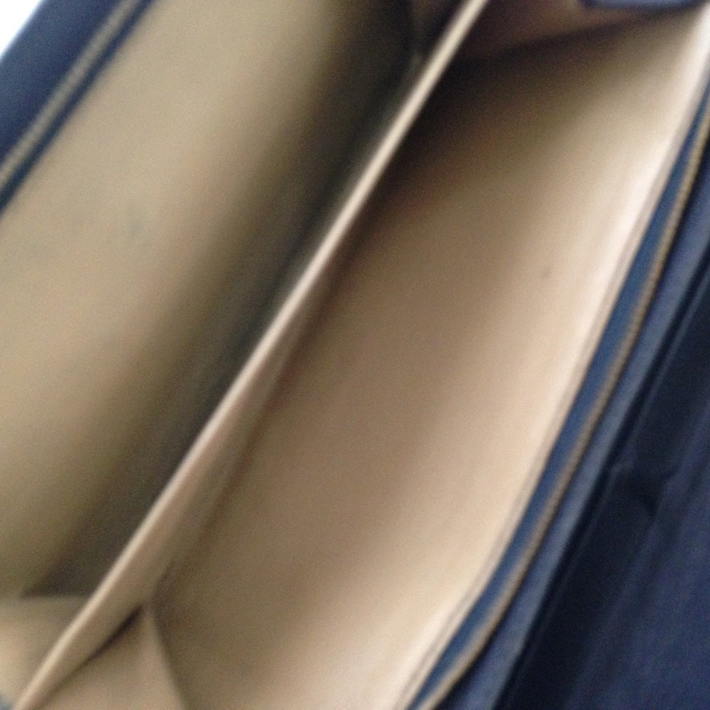 Bottega Veneta Dark Blue Leather Long Wallet