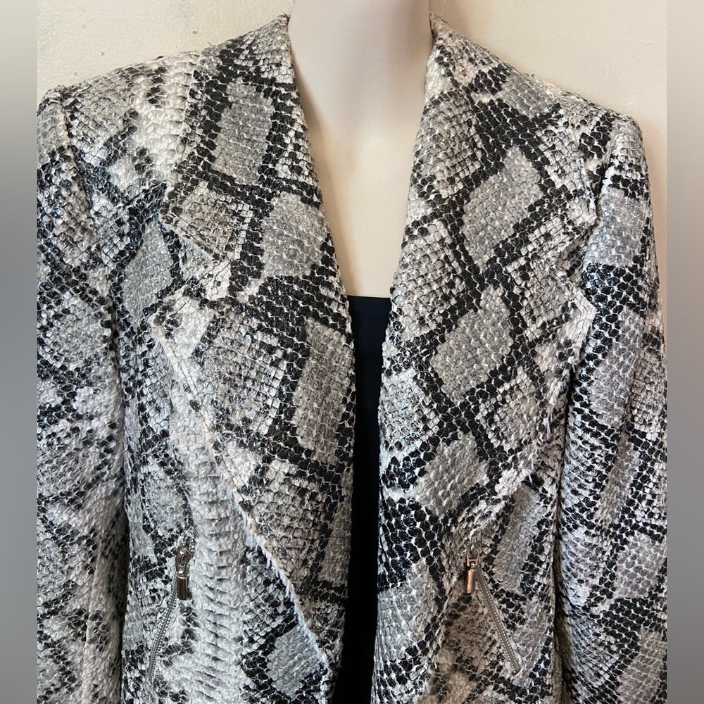 Alberto Makali Reptile, Snakeskin Print Jacket (M) Z0423