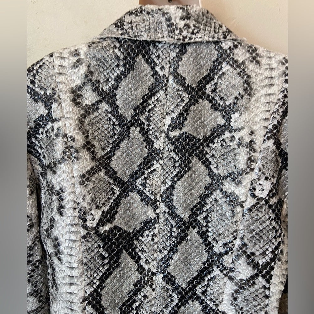 Alberto Makali Reptile, Snakeskin Print Jacket (M) Z0423