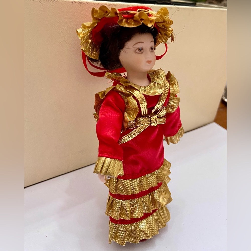 Vintage Danburry Mint-The Ladies of Fashion Dolls- Christmas Ornaments # 22