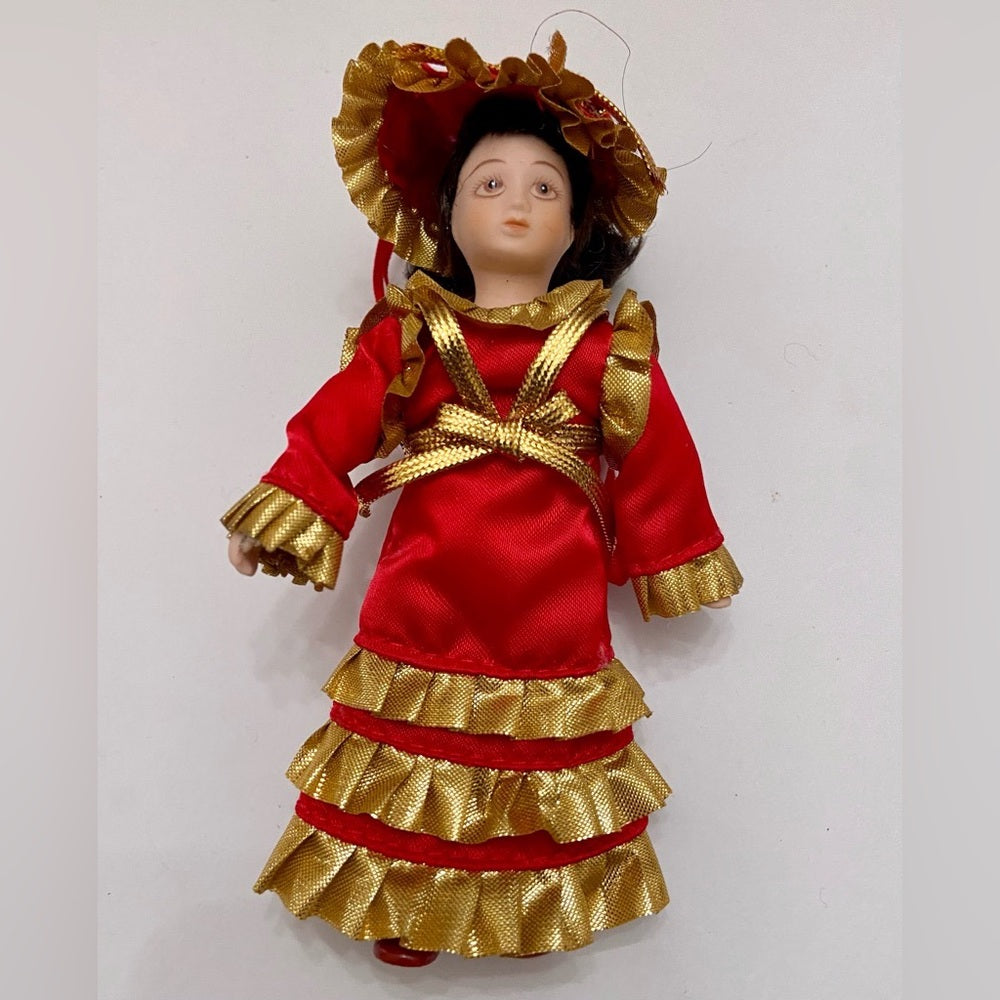 Vintage Danburry Mint-The Ladies of Fashion Dolls- Christmas Ornaments # 22