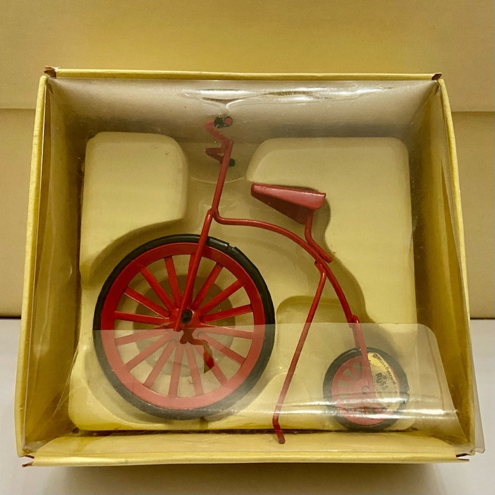 Vintage, Rare, Country Antique Ornaments- Bicycle