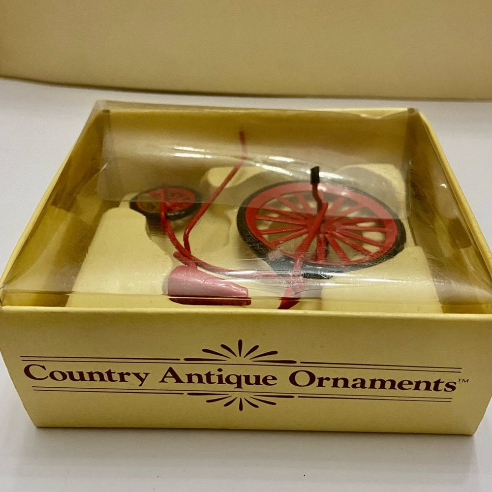 Vintage, Rare, Country Antique Ornaments- Bicycle