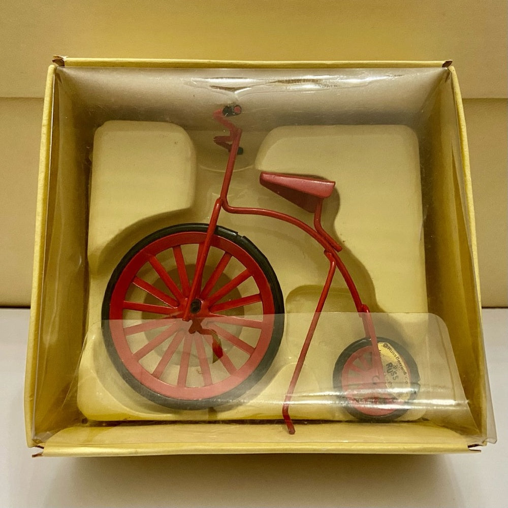 Vintage, Rare, Country Antique Ornaments- Bicycle
