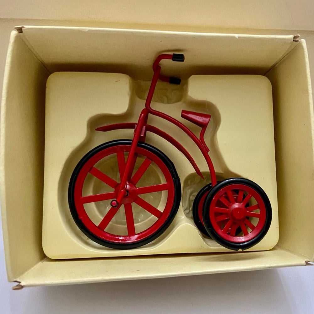 Vintage, Rare, Country Antique Toy- Ornaments- Tricycle