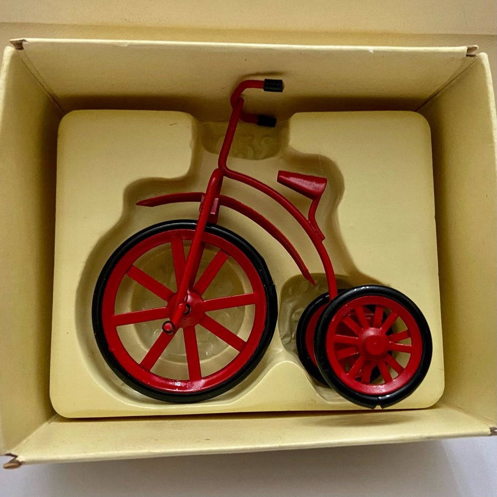 Vintage, Rare, Country Antique Toy- Ornaments- Tricycle