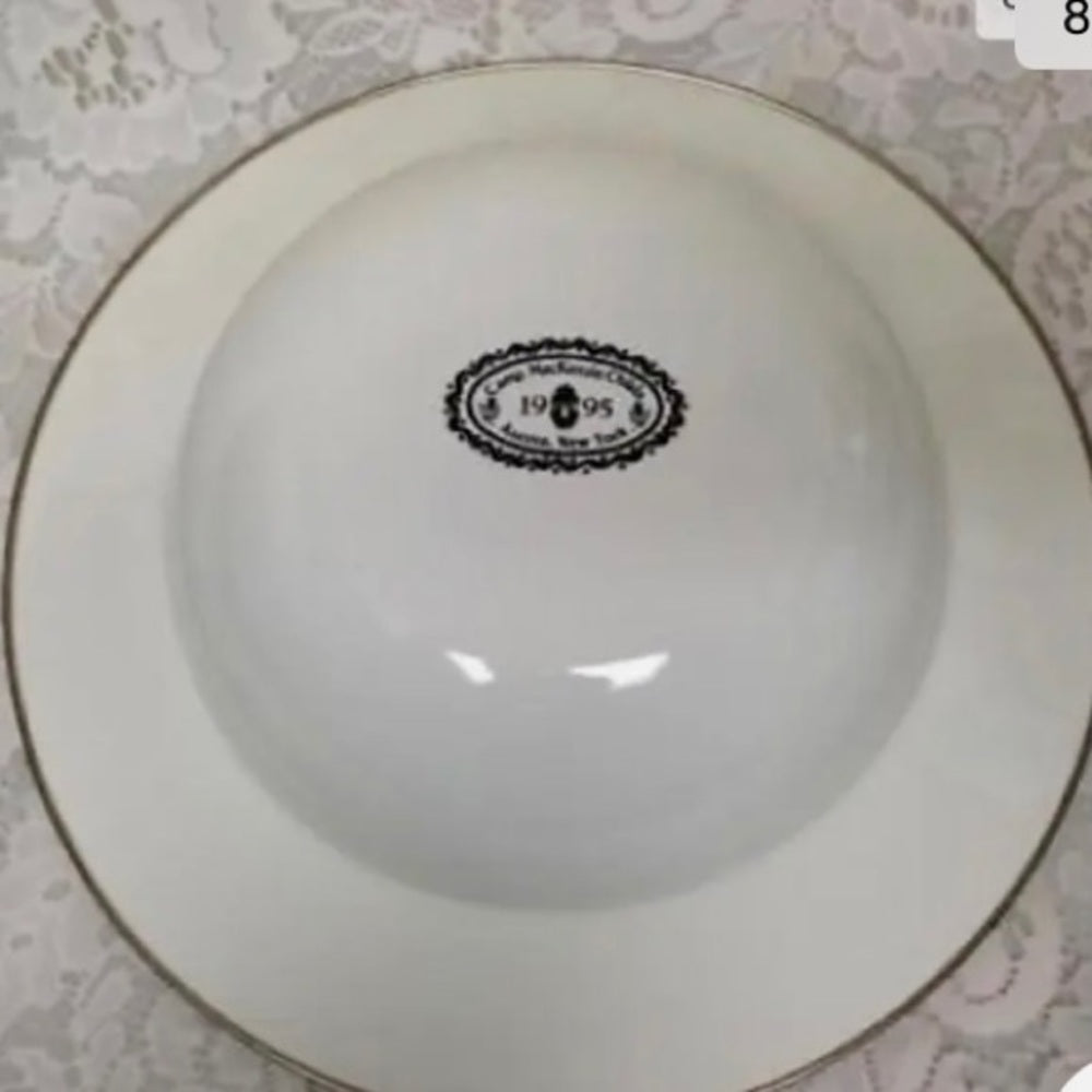 MacKenzie Childs Courtley Check Large 104 oz Pitcher 8.5inT & Pasta-Salad- Bowl