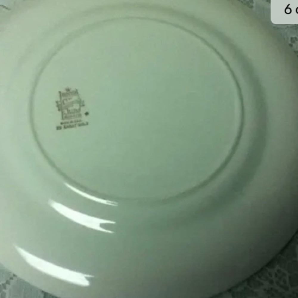 Vintage, Impertial, Salem China Co., 11in Victorian Ladies Portrait Plate