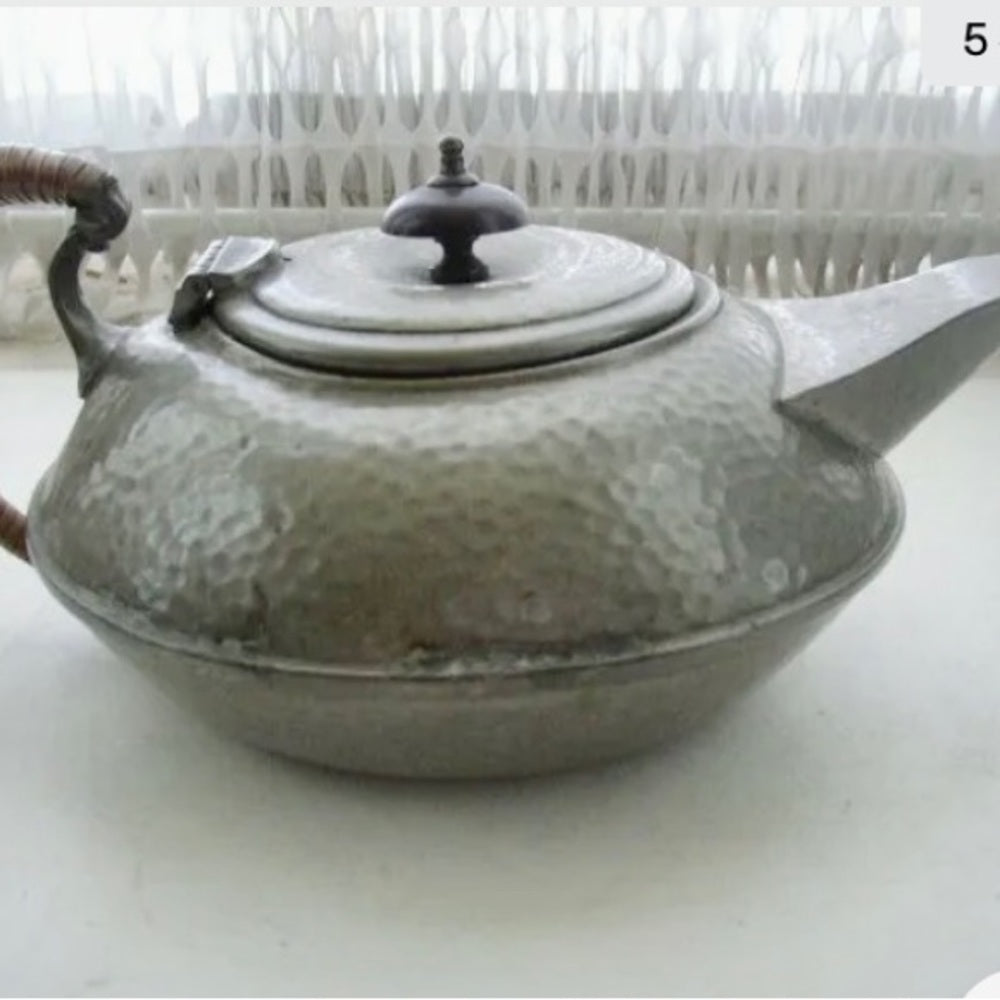Antique, Rare Craftsman Sheffield Pewter Teapot