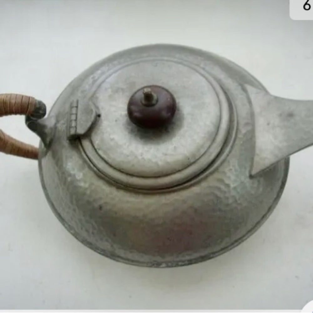 Antique, Rare Craftsman Sheffield Pewter Teapot