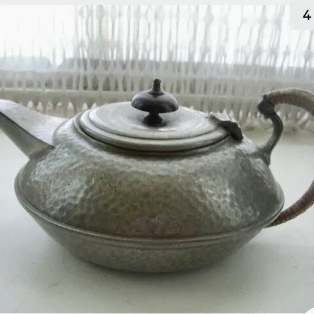 Antique, Rare Craftsman Sheffield Pewter Teapot