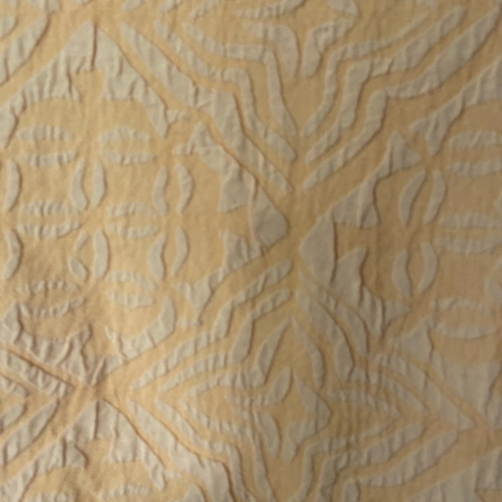 Cold Water Creek Yellow Wave Texture Jacket Size 12