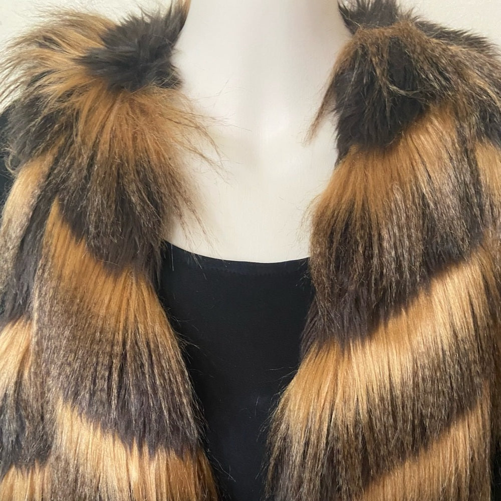 Romeo and Juliet Style Faux Fur Vest