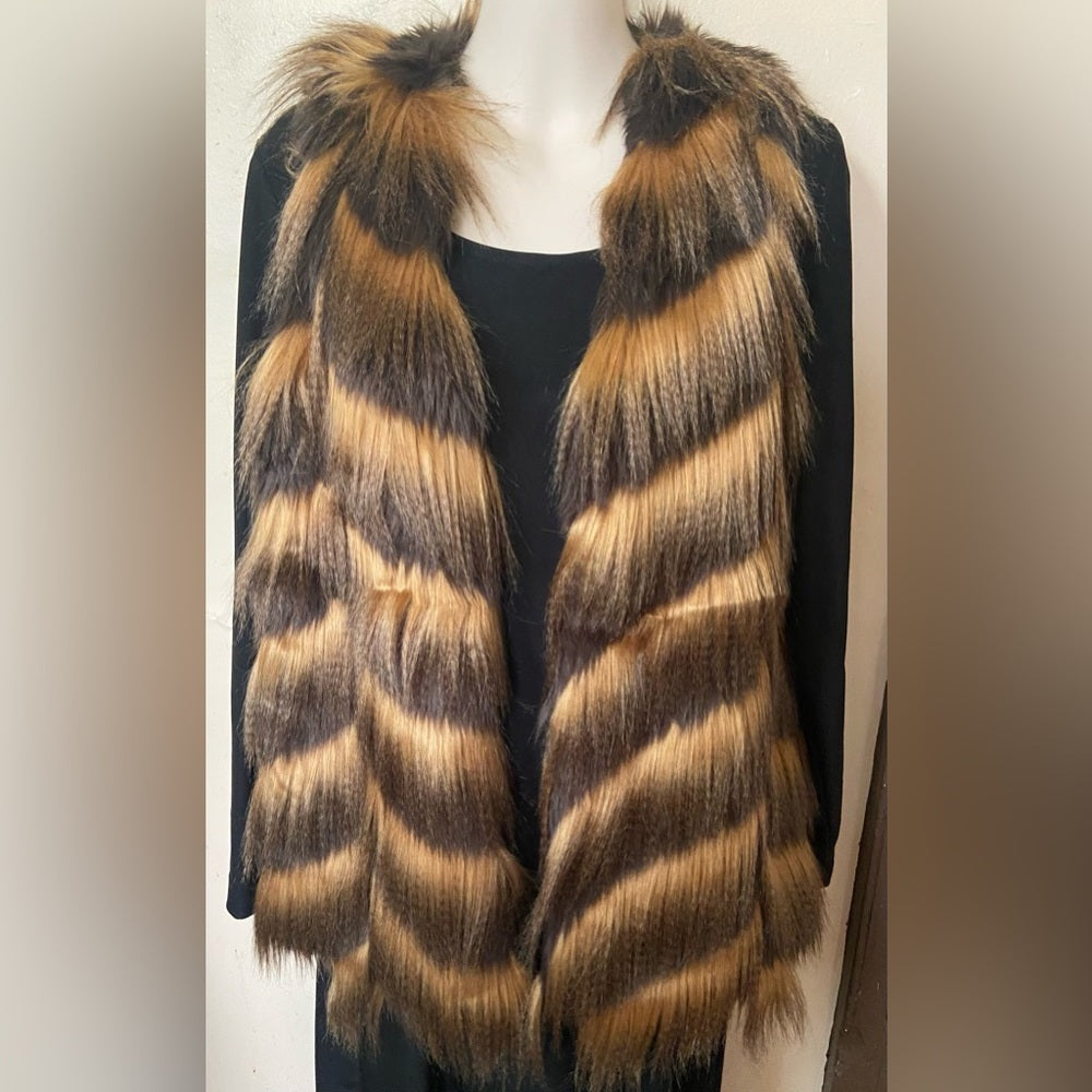 Romeo and Juliet Style Faux Fur Vest