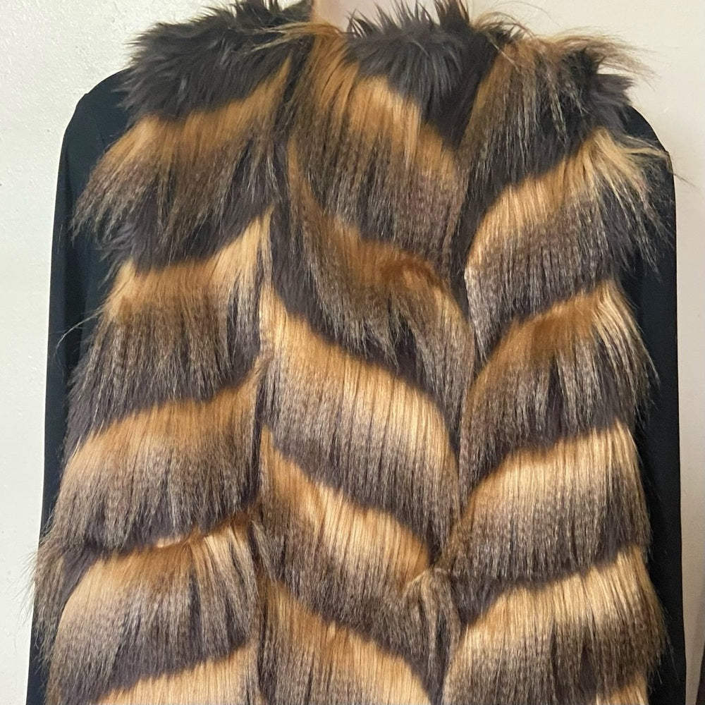 Romeo and Juliet Style Faux Fur Vest