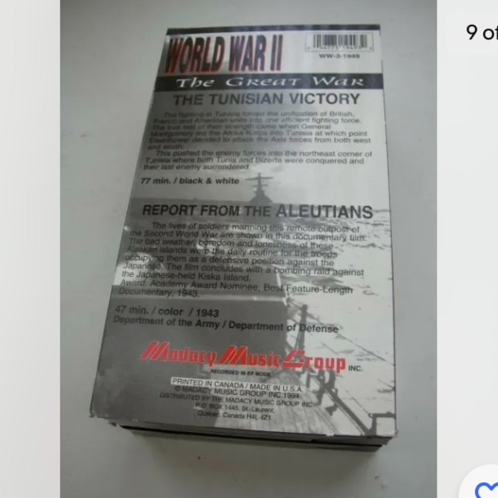 Description The Great War Collection of World War II