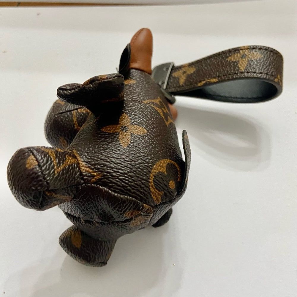 Stunning, Brown Faux Leather Cow Handbag Charm, Key Chain