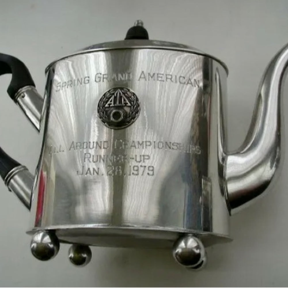 Vintage, Steiff Pewter 5-pc Presentation Coffee or Tea Service