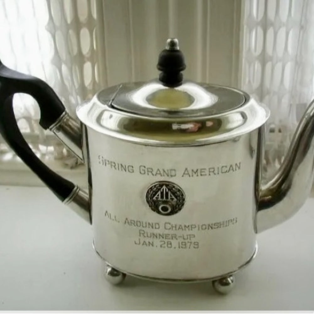 Vintage, Steiff Pewter 5-pc Presentation Coffee or Tea Service
