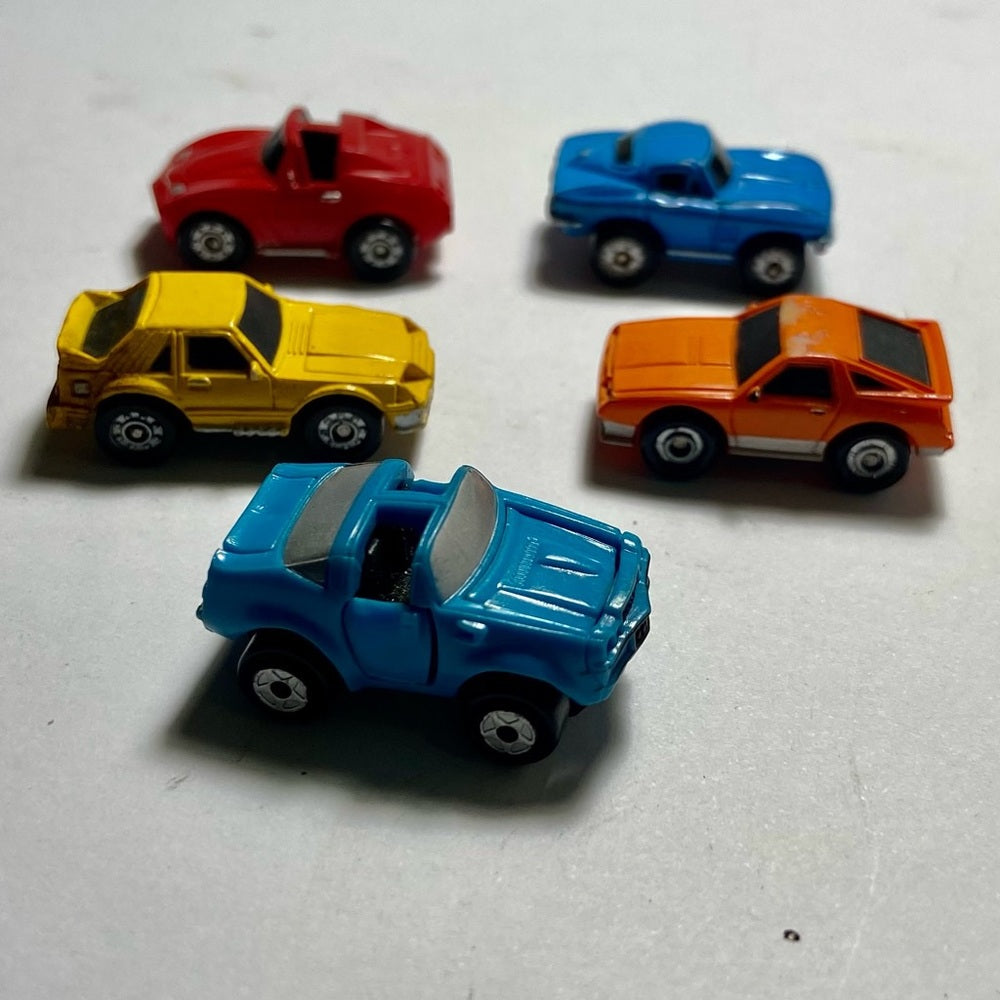 Vintage, Lot of 5 Miniature 1.25-inch Cars