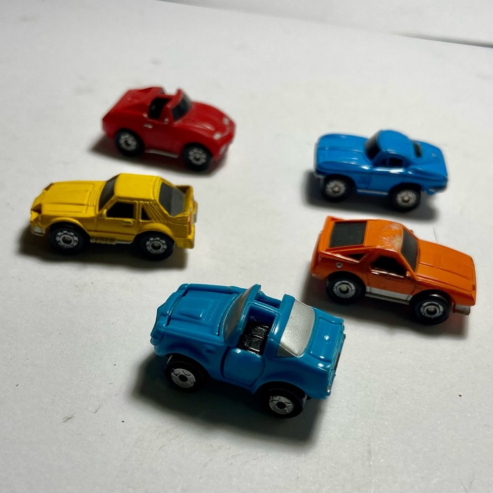 Vintage, Lot of 5 Miniature 1.25-inch Cars