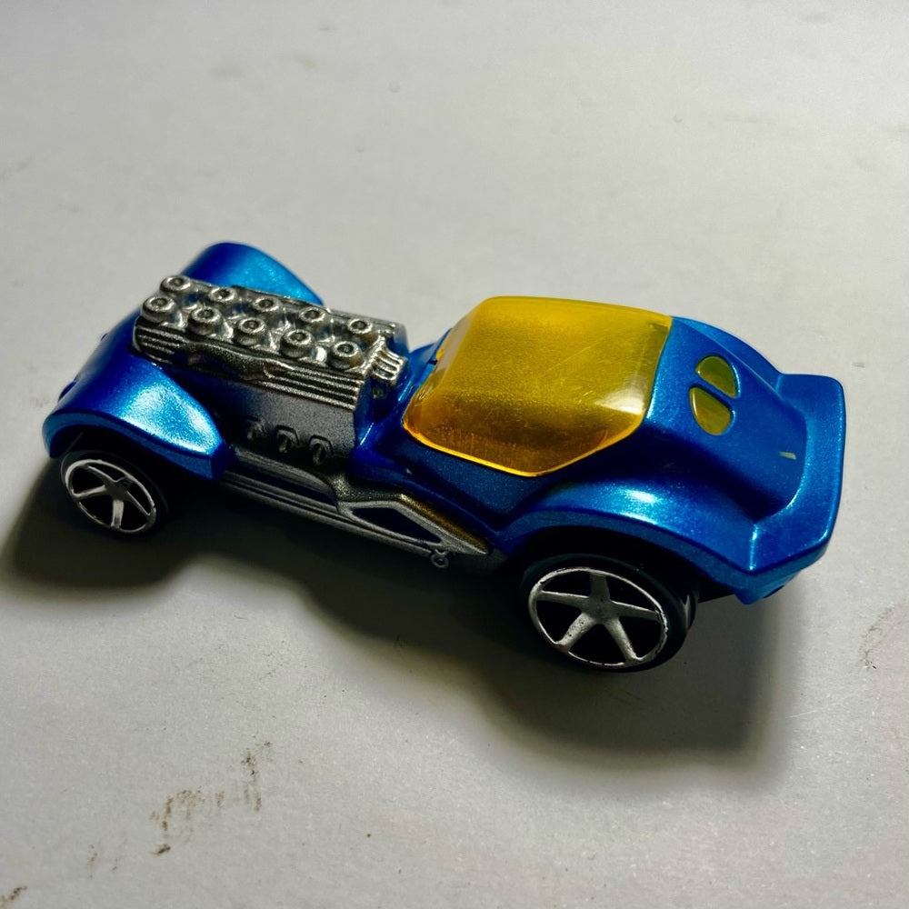Vintage Hotwheels-Mattel Inc. 2008 Mattel Inc. 3.5in Blue Sports Car
