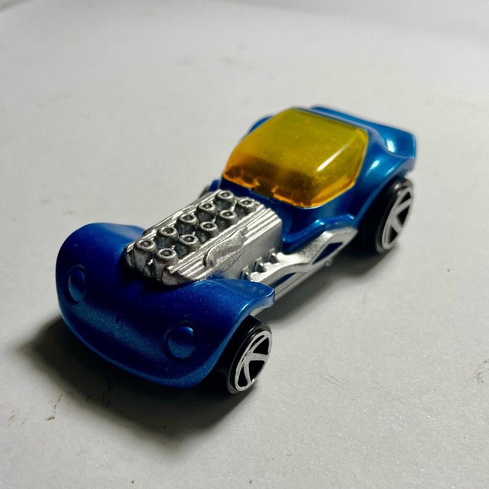 Vintage Hotwheels-Mattel Inc. 2008 Mattel Inc. 3.5in Blue Sports Car