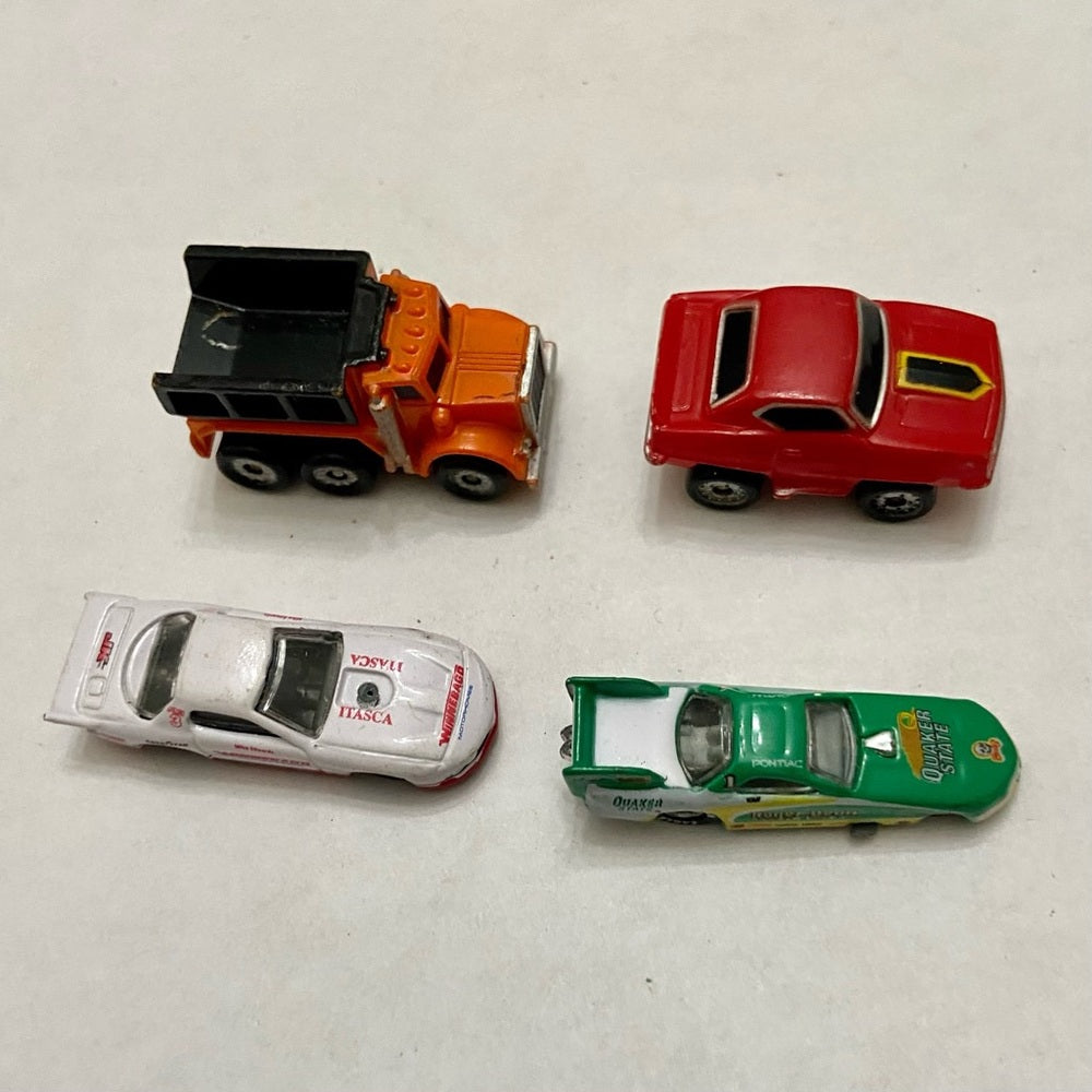 Vintage, Lot of 4 Miniature 1.25-inch Cars (H)