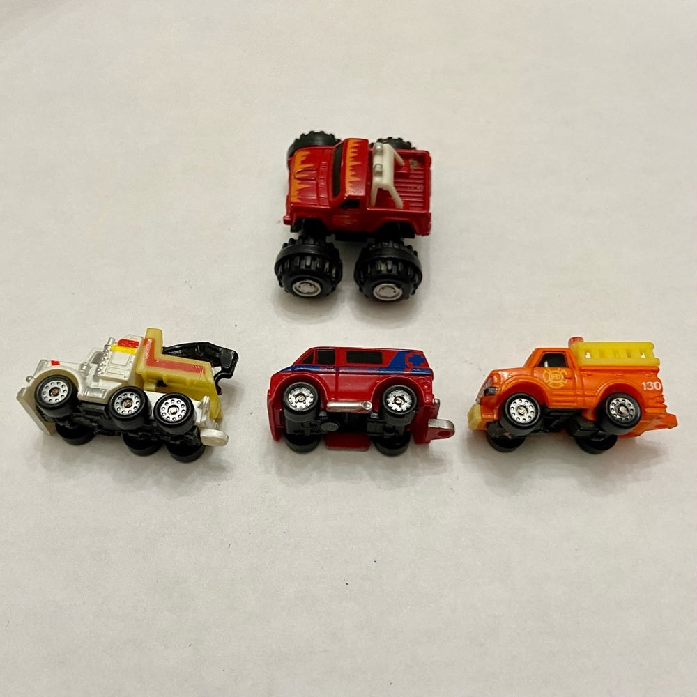 Vintage, Lot of 4 Miniature Cars 1.24-inch Cars
